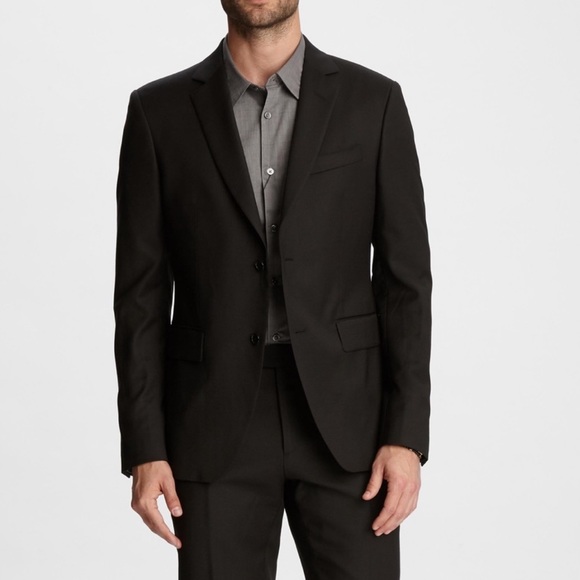 John Varvatos Other - John Varvatos Blazer Coat Men’s 36R Two Button Jacket Black Wool Casual Suit